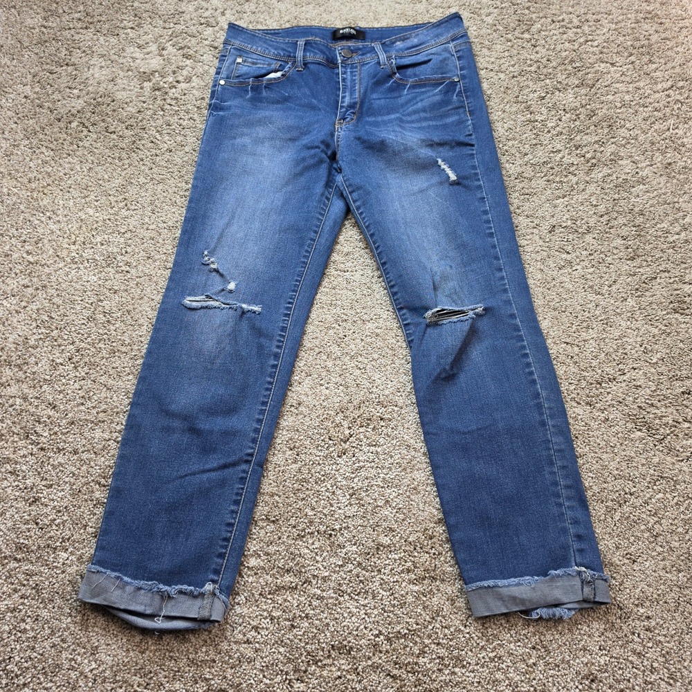 Black Label C'est Toi‎ Distressed Skinny Jeans Womens 30 Blue Casual Denim 30x25